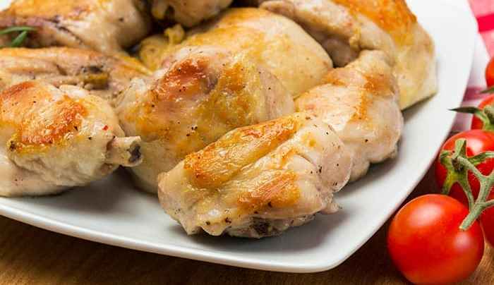 pollo al ajillo frito crujiente