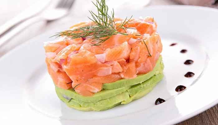 receta tartar de salmon