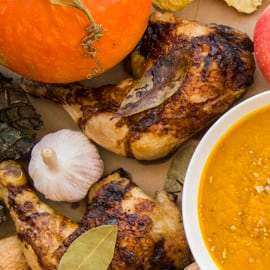 plato con pipian mexicano