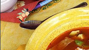 receta de sopa tarasca de Michoacan