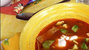 receta de sopa tarasca de Michoacan