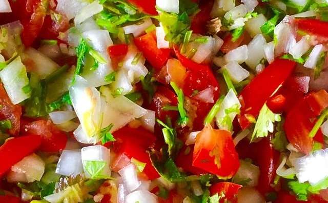 receta de pico de gallo casero