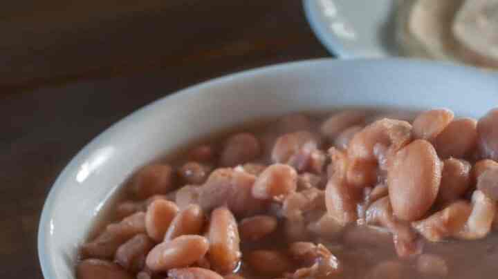 Deliciosos frijoles de la olla