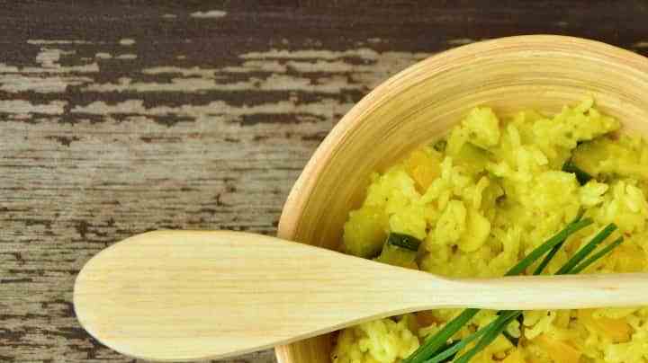 arroz facil con espinacas