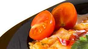 plato con bacalao a la riojana