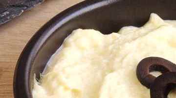 cazuela con brandada de bacalao