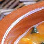 potaje de vigilia de garbanzos con bacalao