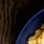 revuelto de bacalao con pan