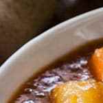 plato con cordero guisado