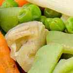 plato con menestra de verduras