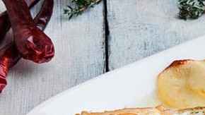 plato con merluza al horno