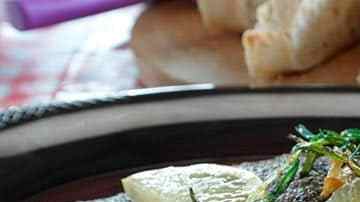 plato de merluza rellena