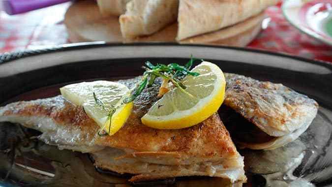 plato de merluza rellena