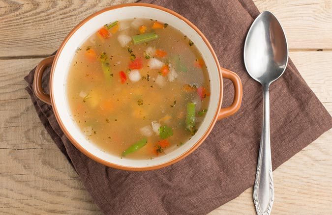 plato de sopa juliana