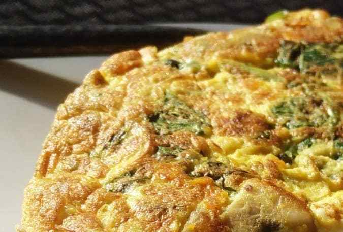 deliciosa tortilla de calabacin
