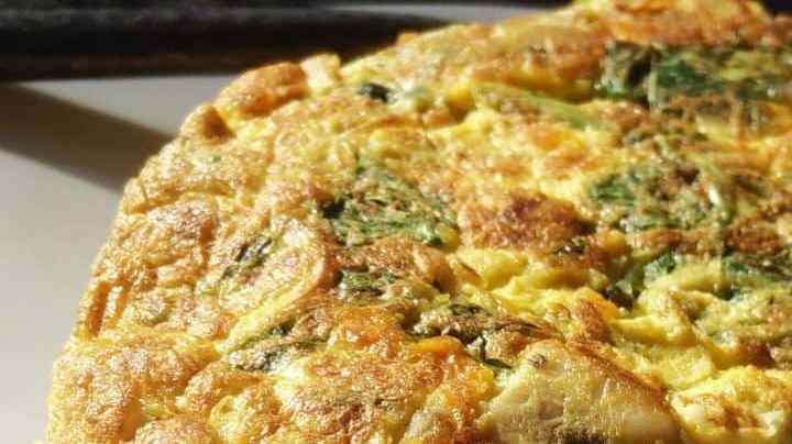 deliciosa tortilla de calabacin