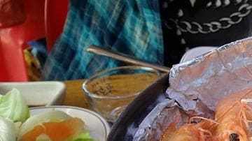 deliciosas gambas a la plancha