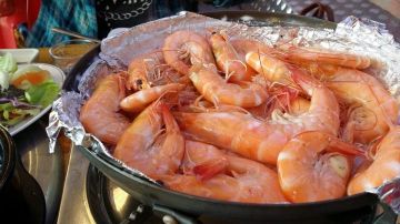 deliciosas gambas a la plancha