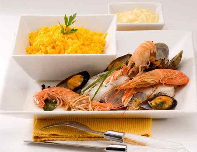 arroz a banda para comer