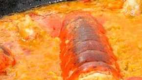 arroz con bogavante casero