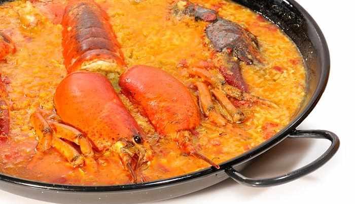 arroz con bogavante casero