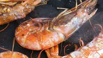 langostinos a la plancha