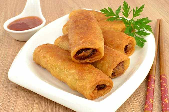 rollitos de primavera chinos
