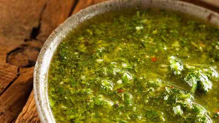 salsa chimichurri casera