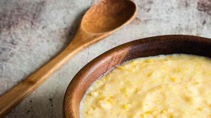 bowl con salsa de maiz casera