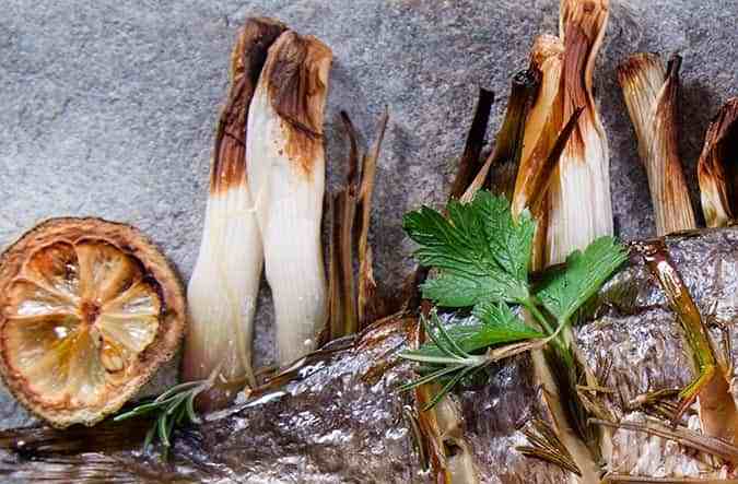 dorada al horno lista para comer