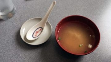 sopa miso casera