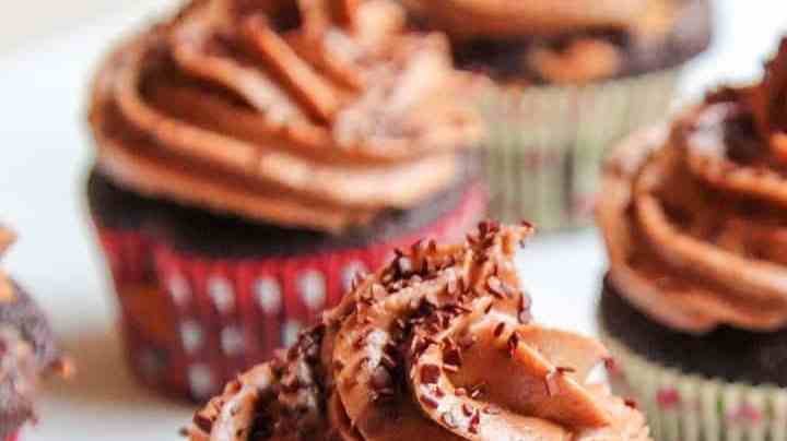 cupcakes de chocolate