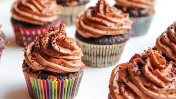 cupcakes de chocolate