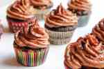 cupcakes de chocolate