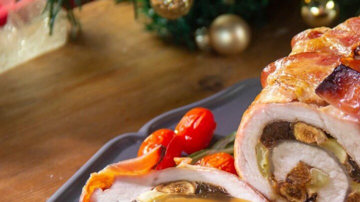 lomo relleno navideño