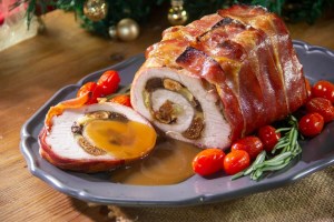 lomo relleno navideño