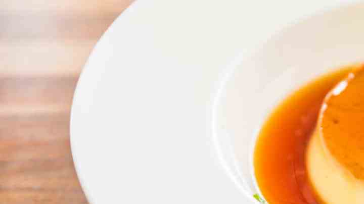 Flan plátano