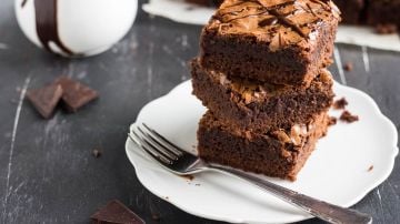 Brownie de chocolate y aguacate