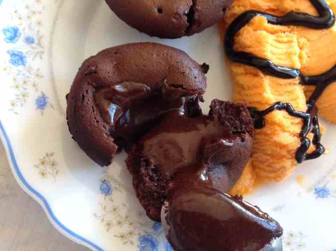 coulant de chocolate