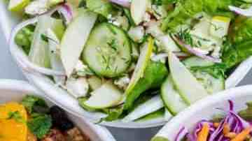 Variedad de ensaladas