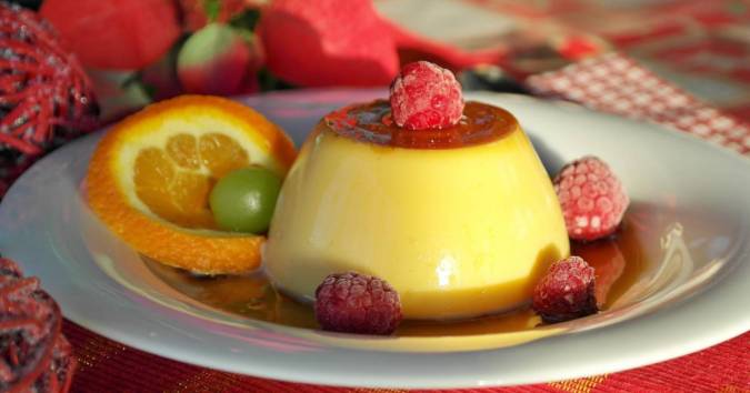 Flan de rompope
