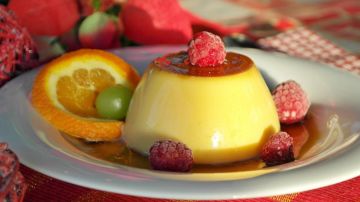 Flan de rompope