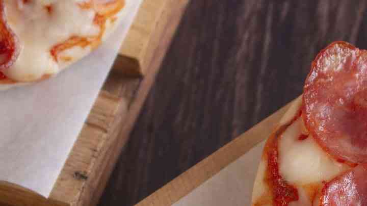 Mini pizzas caseras