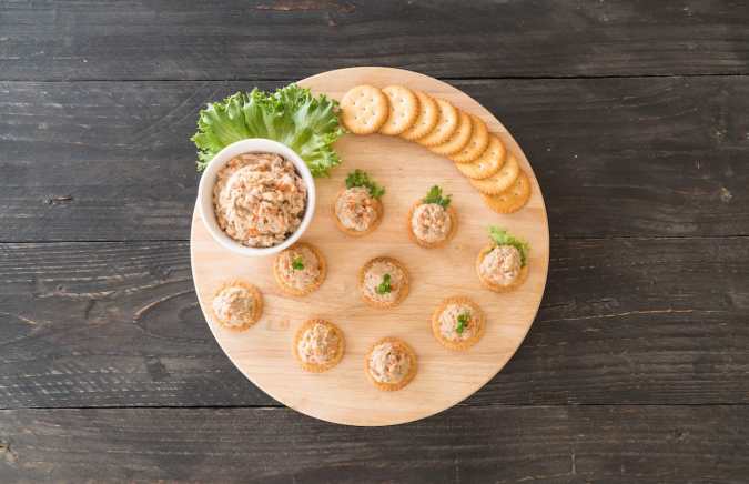 ensalada de atún cremosa