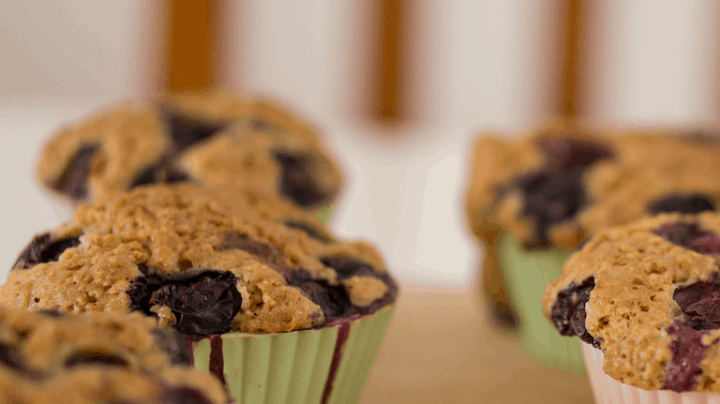 muffins de blueberry