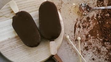 paletas de vainilla con chocolate