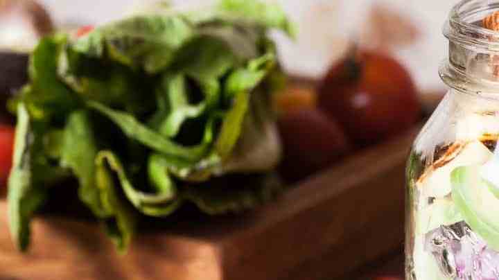 Ensalada en Mason Jar