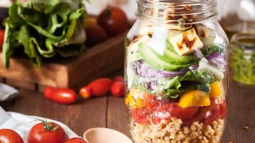 Ensalada en Mason Jar