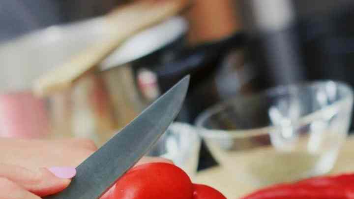 Cómo picar pimientos