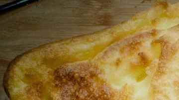 recipiente con polenta al horno